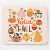 Hallo Fall Pumpkins Mousepad (Vorne)