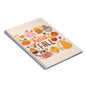 Hallo Fall Pumpkins Notizblock (Rechte Seite)