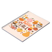 Hallo Fall Pumpkins Notizblock (Linke Seite)