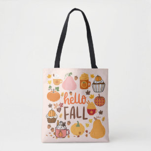 Hallo Fall Pumpkins Tasche