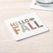 Hallo Fall Rechteckiger Pappuntersetzer (angewinkelt)