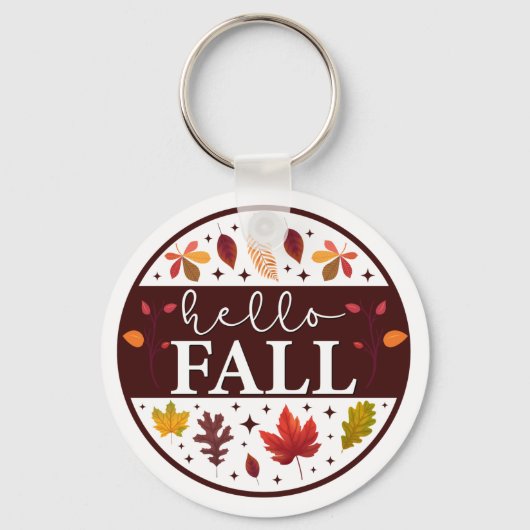 Hallo Fall Schlüsselanhänger (Vorderseite)