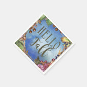 Hallo Fall Serviette (Ecke)