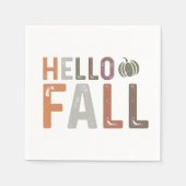 Hallo Fall Serviette (Vorderseite)