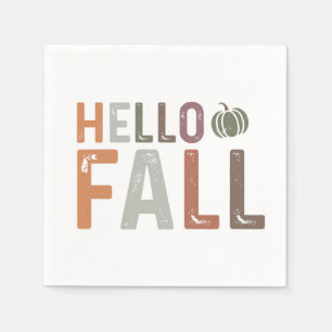 Hallo Fall Serviette