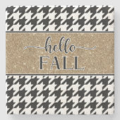 Hallo Fall Steinuntersetzer (Vorderseite)