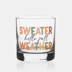 Hallo Fall Sweater Weather Whiskyglas