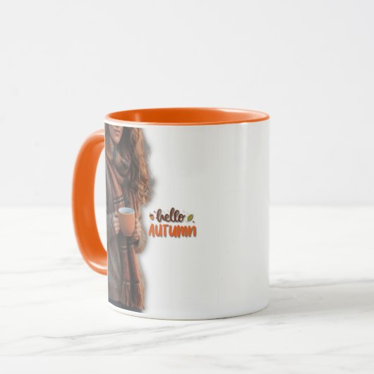 Hallo Fall Tasse (Vorderseite Links)