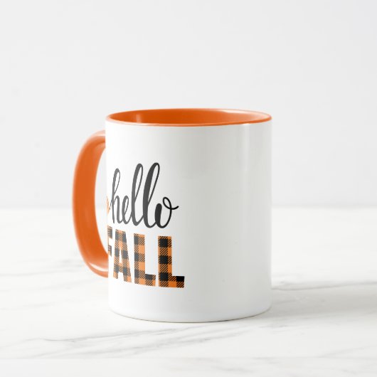 Hallo Fall Tasse (Vorderseite Links)