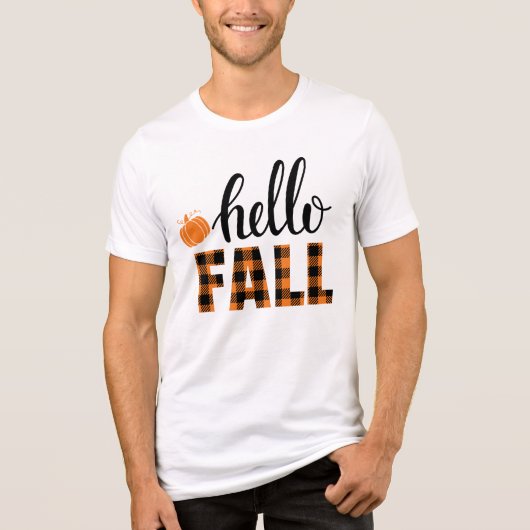 Hallo Fall Tri-Blend Shirt (Vorderseite)