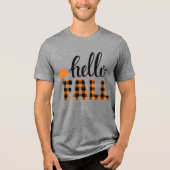 Hallo Fall Tri-Blend Shirt (Vorderseite)