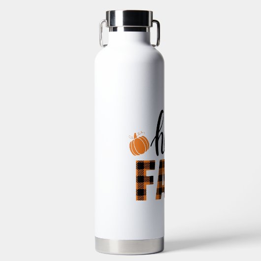 Hallo Fall Trinkflasche (Vorderseite)