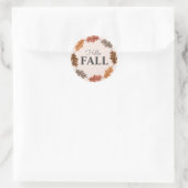 Hallo Fall Wasserfarbe Herbst Aufkleber (Tasche)