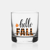 Hallo Fall Whiskyglas (Vorderseite)