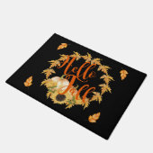 Hallo Fall Wreath Graphic Fußmatte (Schrägansicht)
