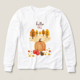 Hallo fallen mit Kürbis