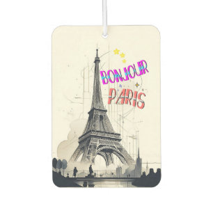 Hallo Farbige Paris Autolufterfrischer