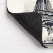 Hallo Farbige Paris Mousepad (Ecke)