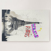 Hallo Farbige Paris Puzzle (Horizontal)