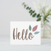 Hallo Fether Sweet Boho Karte (Stehend Vorderseite)