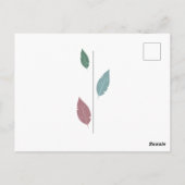 Hallo Fether Sweet Boho Karte (Rückseite)
