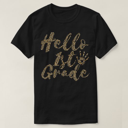 Hallo First Grade Tshirt Zurück zur Schule Lehrer (Design vorne)