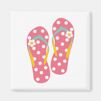 Hallo Flip Flops Magnet