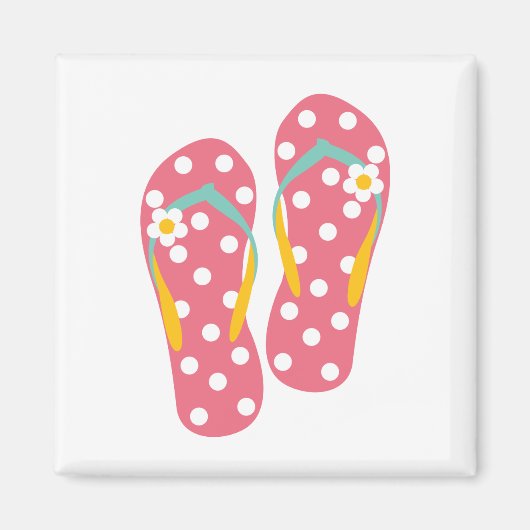 Hallo Flip Flops Magnet (Vorne)