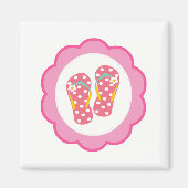 Hallo Flip Flops Magnet (Vorne)