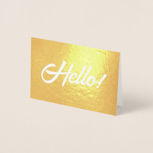 Hallo! Folienkarte (Vorderseite)