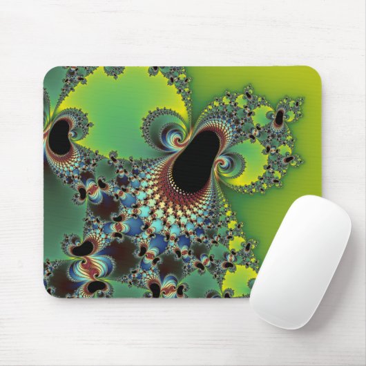 Hallo - Fraktal Mousepad (Mit Mouse)