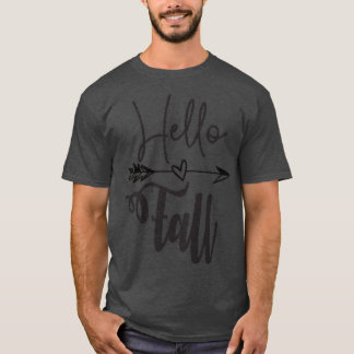 Hallo Frauen Herbst Niedlich Herbst T-Shirt für Fr