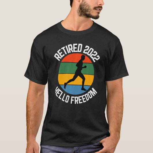 Hallo Freiheit Running T-Shirt (Vorderseite)