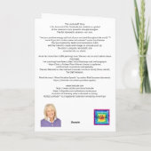 Hallo Freund Lovitude Vielen Dank Note Card Dankeskarte (Rückseite)