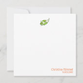 Hallo Freund Mitteilungskarte (Rückseite)