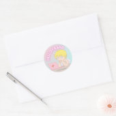 Hallo-Freund-Sticker Runder Aufkleber (Umschlag)