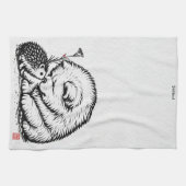 HALLO FREUND • StillWood • Chow & Igel Geschirrtuch (Horizontal)
