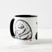 HALLO FREUND • StillWood • Chow & Igel Tasse (Vorderseite Links)
