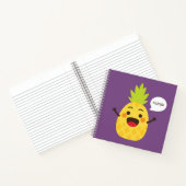 Hallo Freunde! Ananas-Illustration Notizblock (Innenseite)