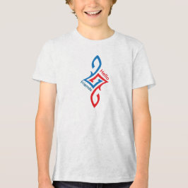 Hallo Freunde Einfaches Glückliches Grußdesign Tri-Blend Shirt