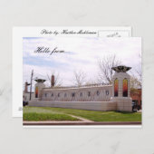 Hallo, From. Kalamazoo Postkarte (Vorne/Hinten)