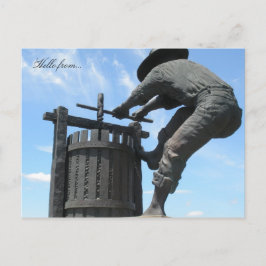 Hallo, From. Napa Valley Postkarte