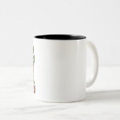 Hallo Frosch Zweifarbige Tasse (VorderseiteRechts)