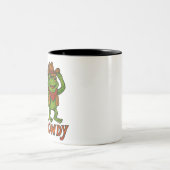 Hallo Frosch Zweifarbige Tasse (Mittel)