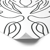 Hallo Frühling: Abstrakte Farbseite der Blume Poster (Ecke)