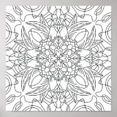 Hallo Frühling: Abstrakte Farbseite der Blume Poster (Vorne)