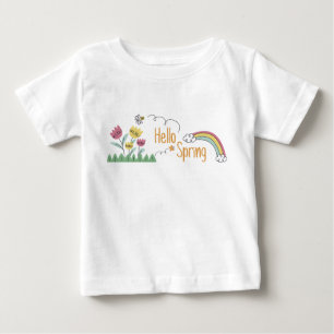 Hallo Frühling Baby T-shirt