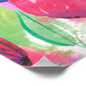 Hallo Frühling, Blume, Poster (Ecke)