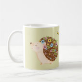 Hallo Frühling Blumen Igel Becher – Süße Biene & B Kaffeetasse (Links)