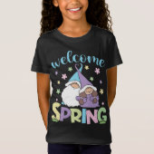 Hallo Frühling BlumenNomaden Paar Daisy Blume sp T-Shirt (Vorderseite)